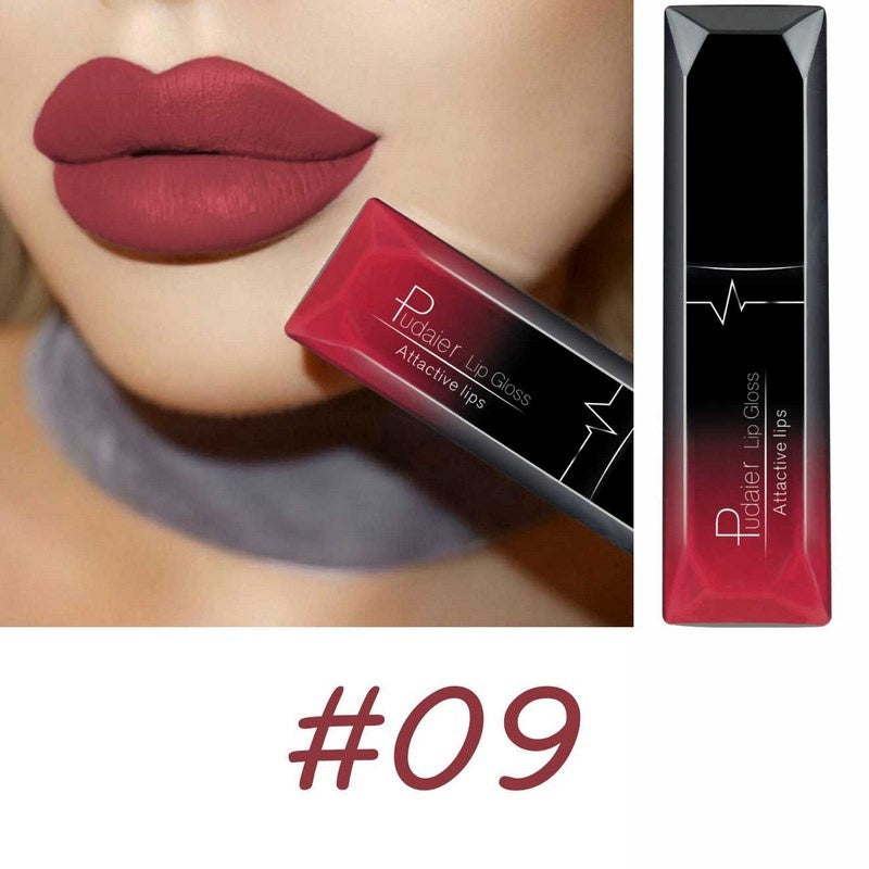 18-Color Matte Liquid Lipstick – Long-Lasting & Waterproof Lip Gloss Style9 MAHYSTYLE