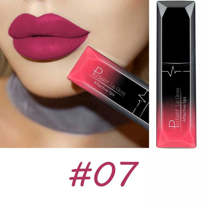 18-Color Matte Liquid Lipstick – Long-Lasting & Waterproof Lip Gloss Style7 MAHYSTYLE