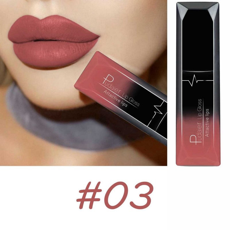 18-Color Matte Liquid Lipstick – Long-Lasting & Waterproof Lip Gloss Style3 MAHYSTYLE
