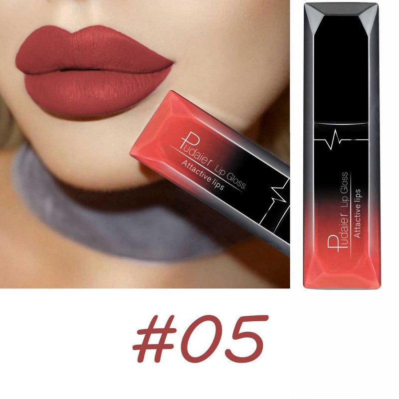 18-Color Matte Liquid Lipstick – Long-Lasting & Waterproof Lip Gloss Style5 MAHYSTYLE