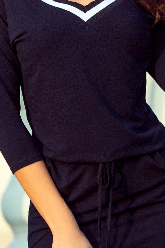 Dark Blue Sports Dress – Comfortable & Stylish for Casual Outings | Limited Edition S MAHYSTYLE