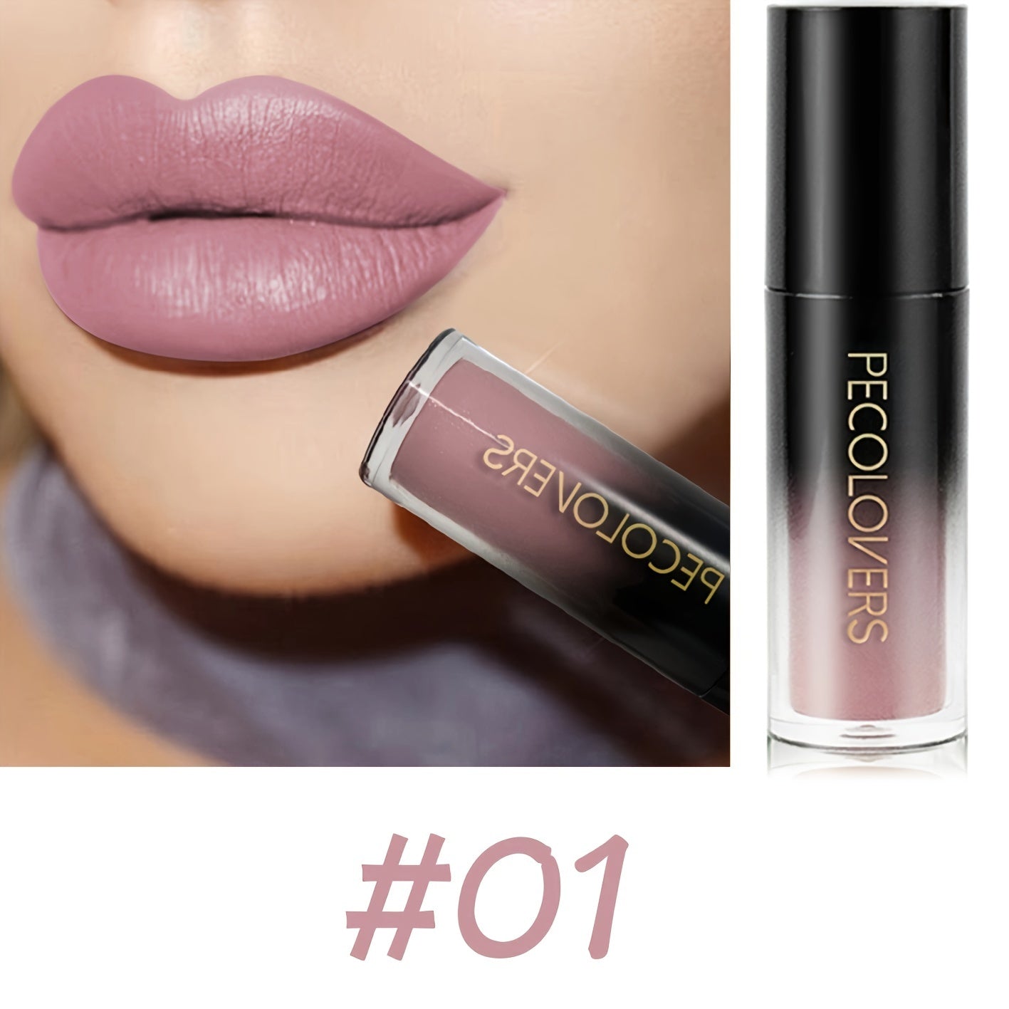 18-Color Matte Liquid Lipstick – Long-Lasting & Waterproof Lip Gloss Style1 MAHYSTYLE