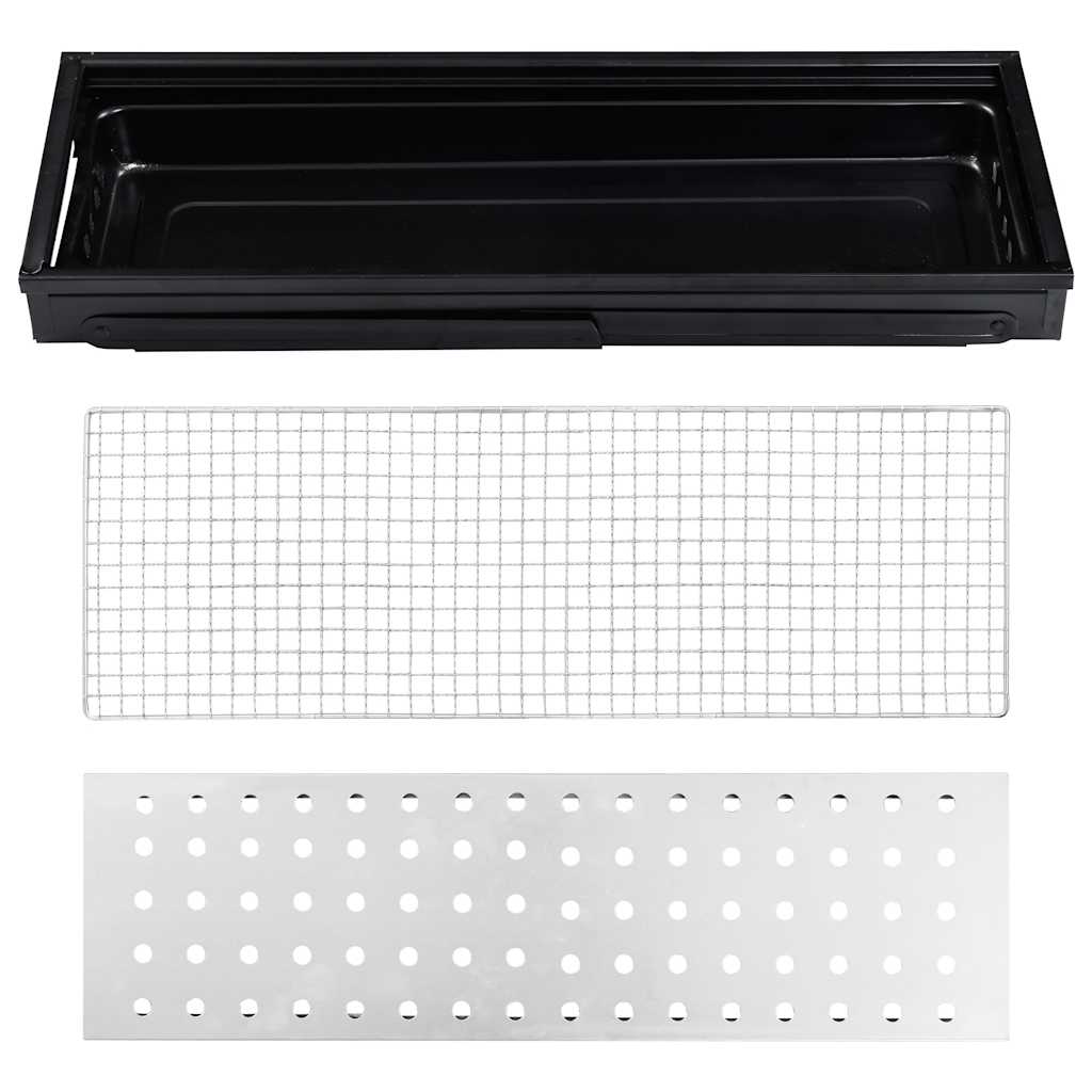 Bærbar Campinggrill Stål 60X22,5X33 Cm