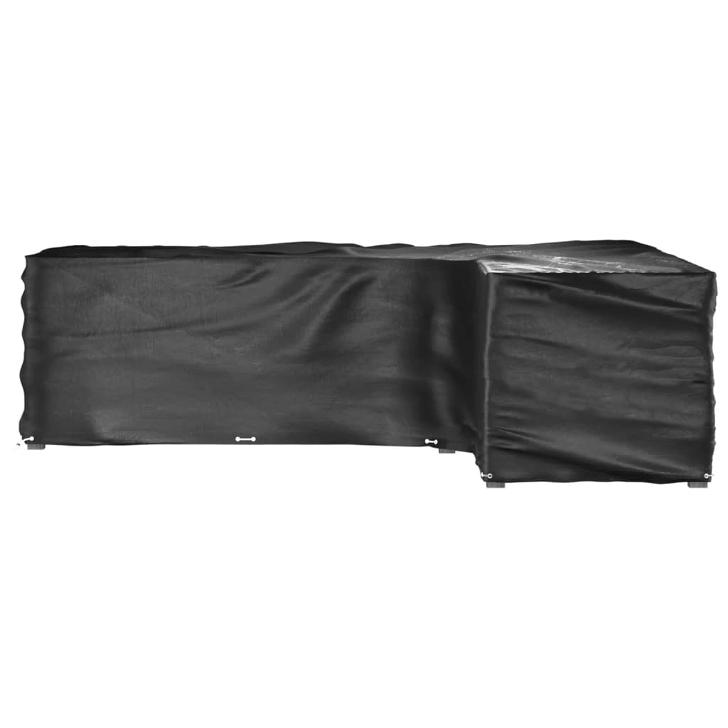 L-Formet Hagemøbeltrekk 2 Stk 16 Maljer 260X210X80 Cm
