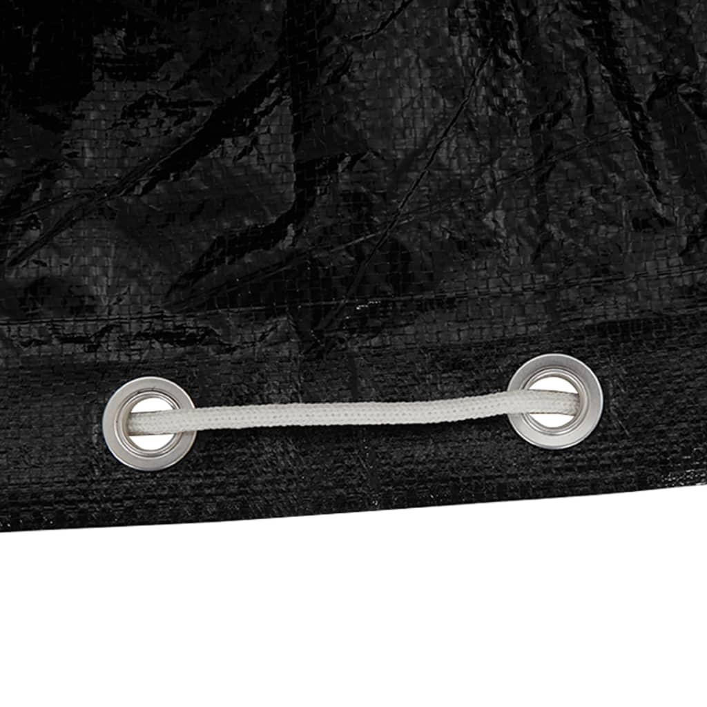 L-Formet Hagemøbeltrekk 2 Stk 16 Maljer 260X210X80 Cm