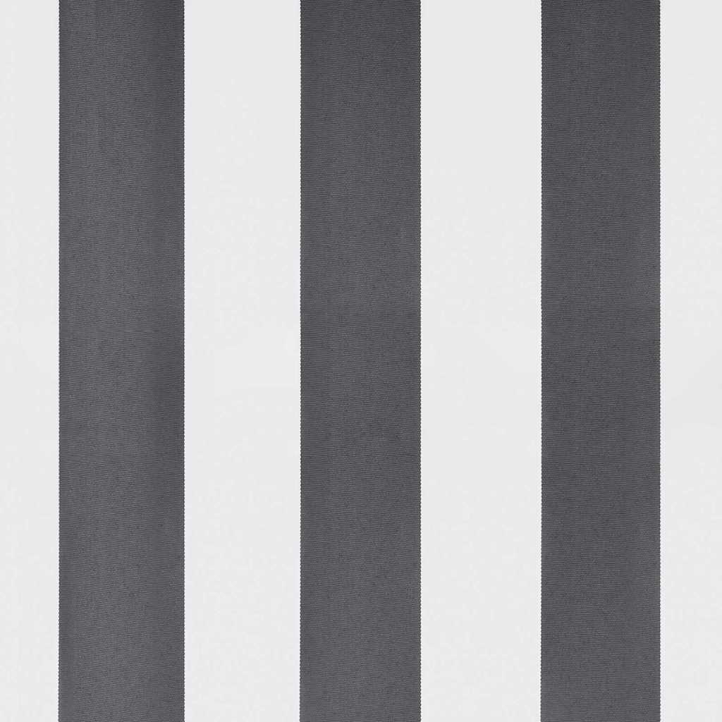 Uttrekkbar Markise Antrasitt Og Hvit 3X2,5 M Stoff Og Aluminium