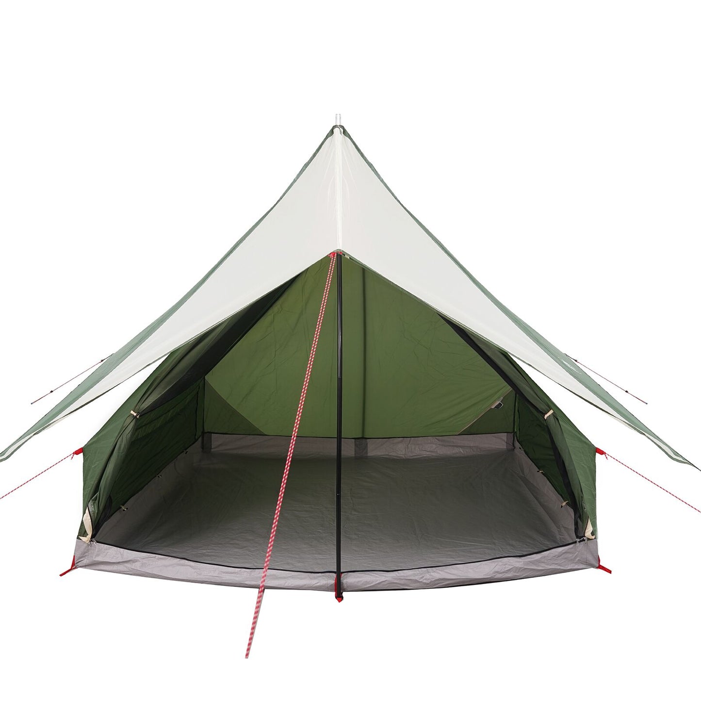 Camping Telt A-Ramme 3-Personers Grønn Vanntett