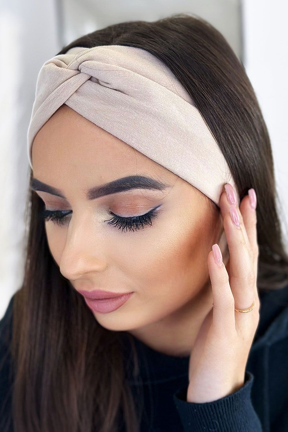 Cotton Headband IVON beige 2 / one-size-fits-all MAHYSTYLE