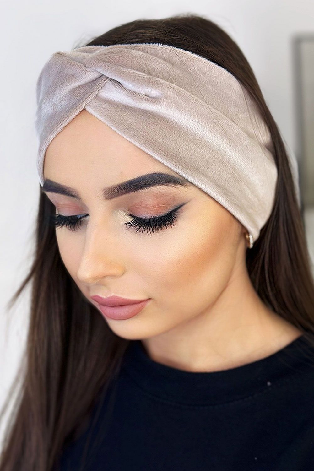 Polyester Headband IVON beige / one-size-fits-all MAHYSTYLE