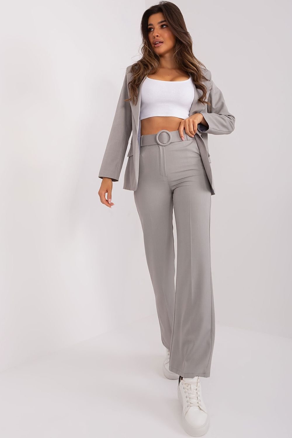 Glossy Pants grey / S MAHYSTYLE