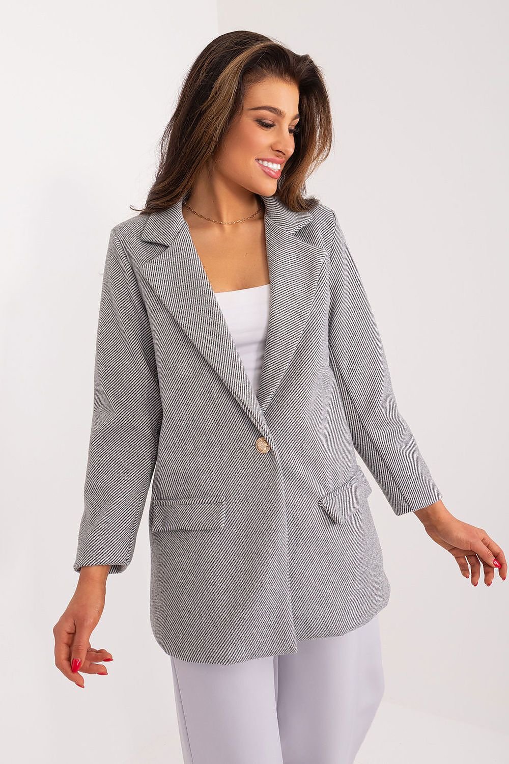 Elegance Jacket by Italy Moda grey / one-size-fits-all MAHYSTYLE