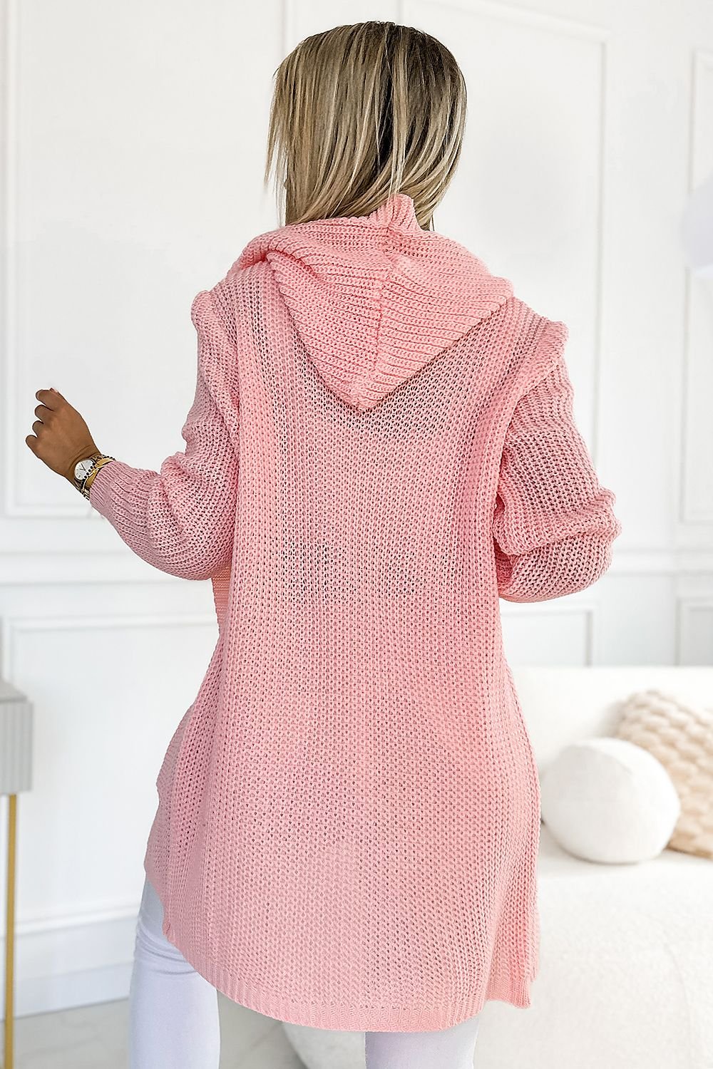 Basic Cardigan beige / one-size-fits-all MAHYSTYLE