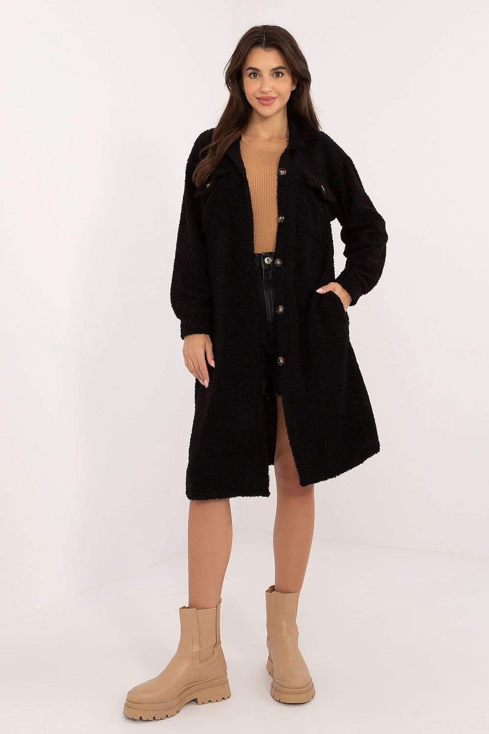 Women's Long Shirt black / one-size-fits-all MAHYSTYLE