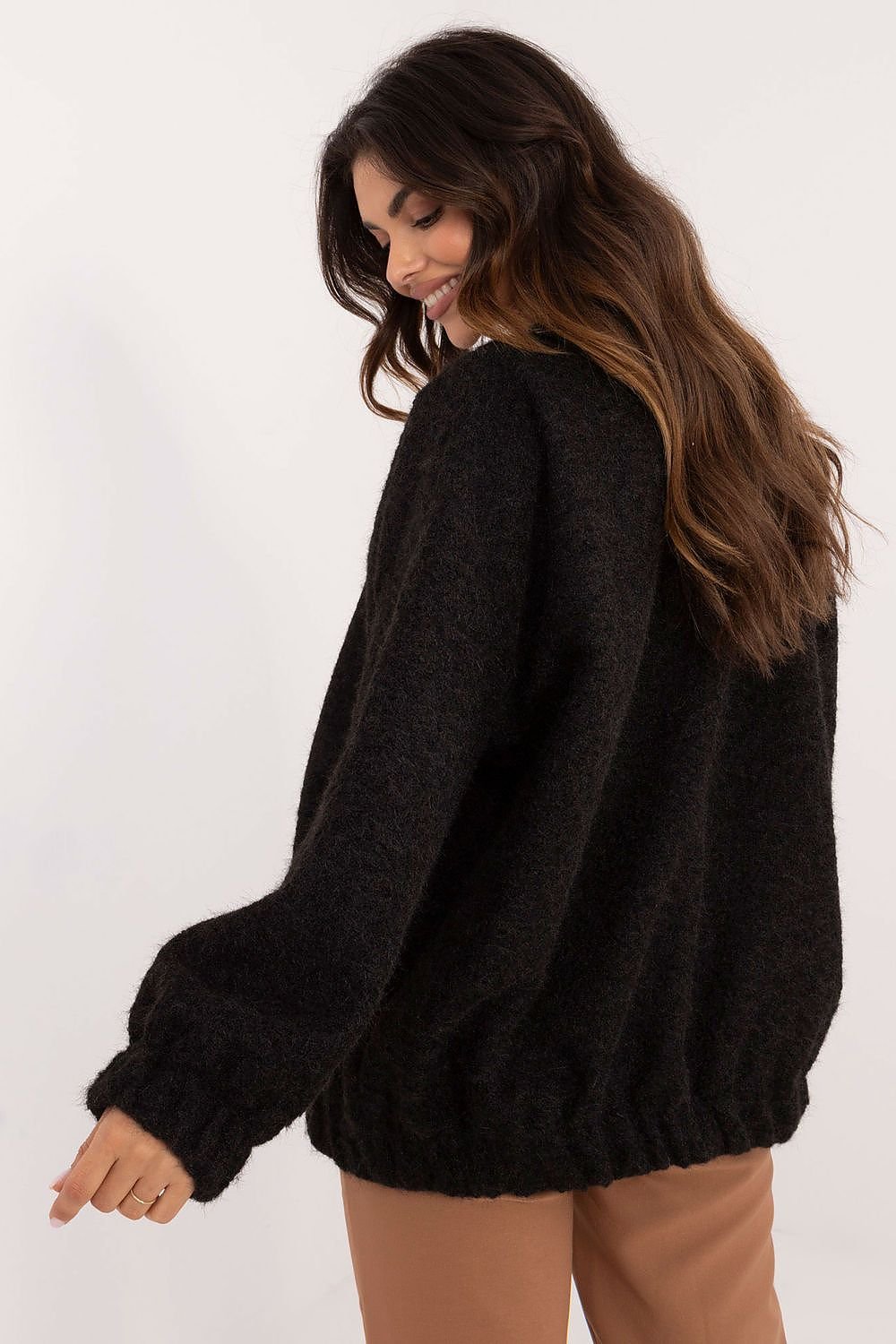 Long-Sleeve Cardigan black / one-size-fits-all MAHYSTYLE