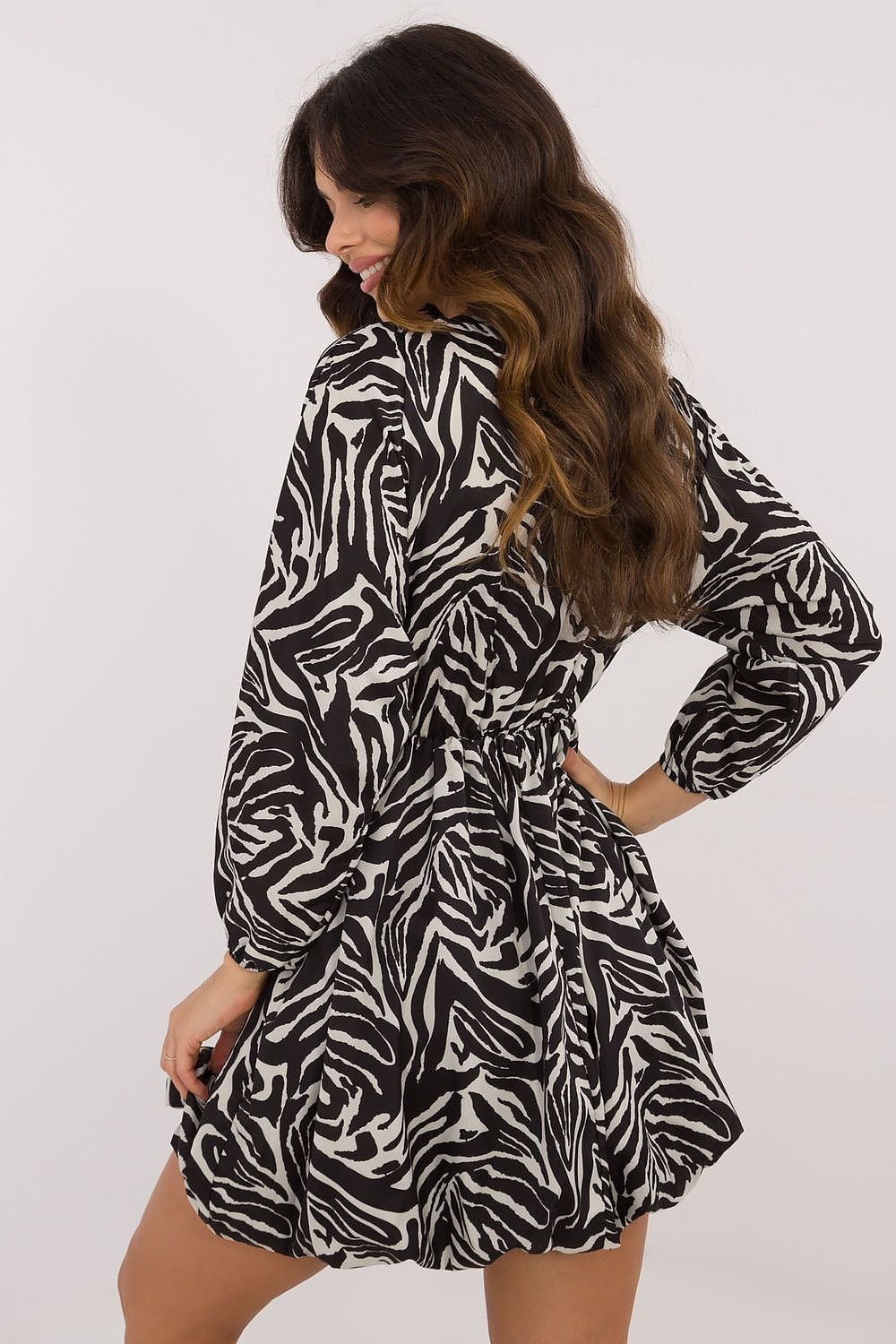 Bombshell Floral Dress by Italy Moda – Chic, Flattering & Comfortable beige / one-size-fits-all MAHYSTYLE