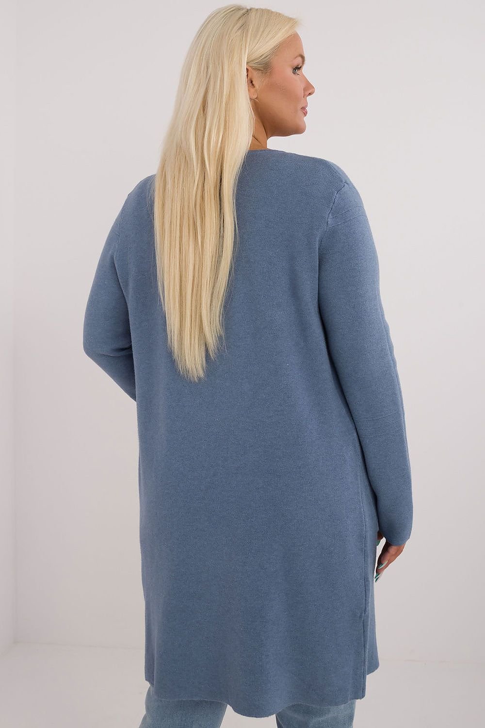 long cut Sweater plus size beige / XL/XXL MAHYSTYLE