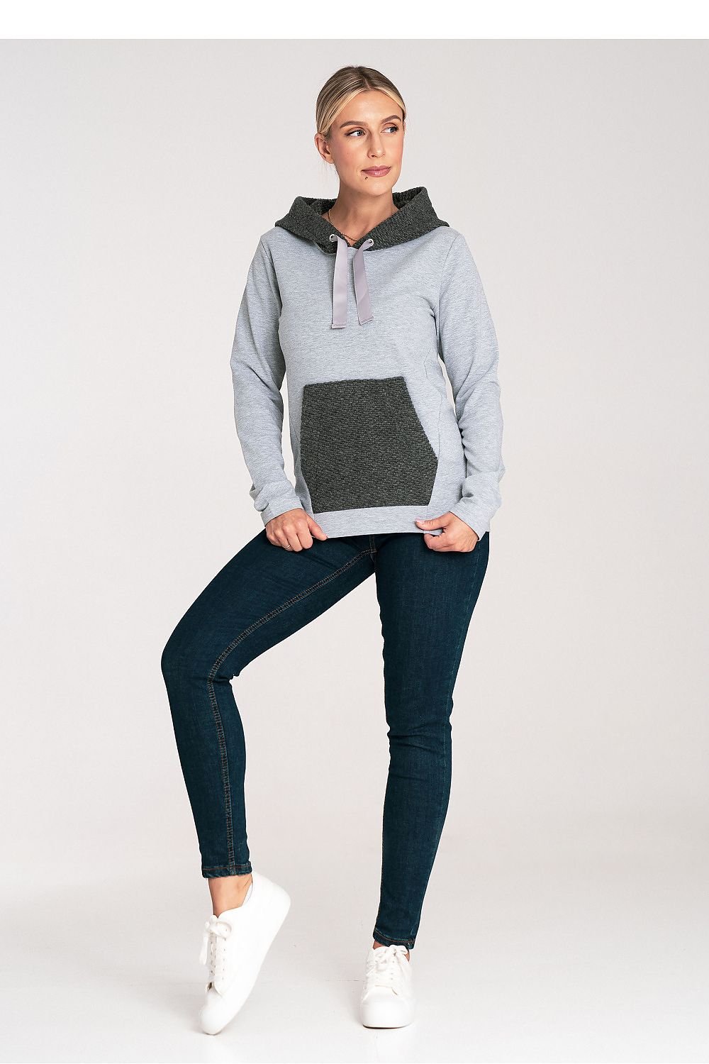 Wool Blend Comfort Hoodie - Figl grey / XS MAHYSTYLE