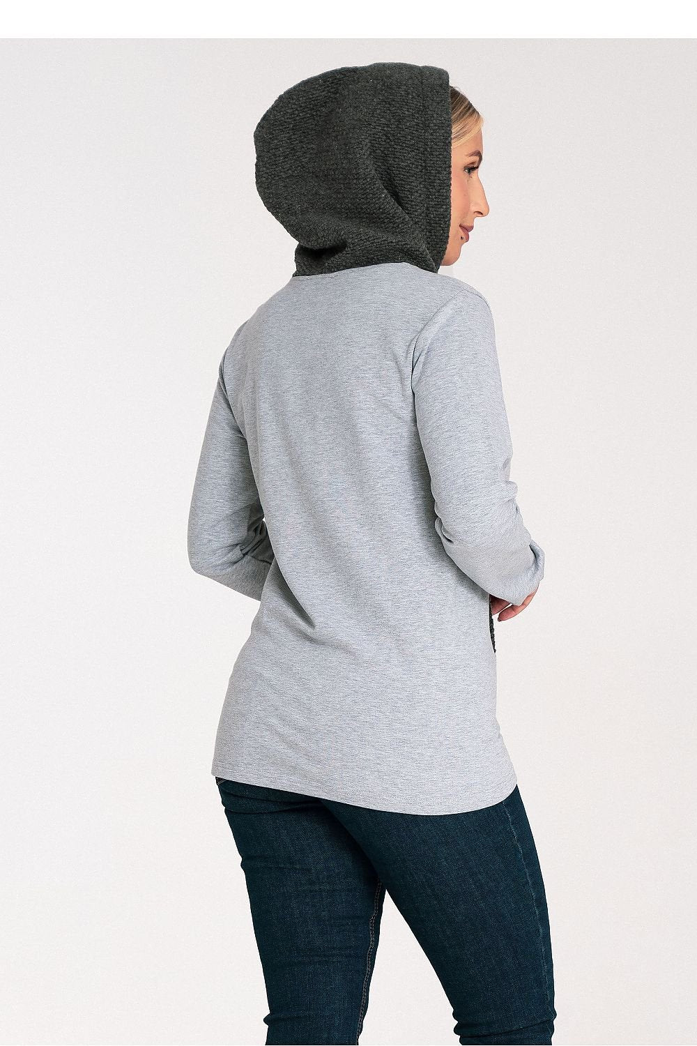 Wool Blend Comfort Hoodie - Figl grey / XS MAHYSTYLE