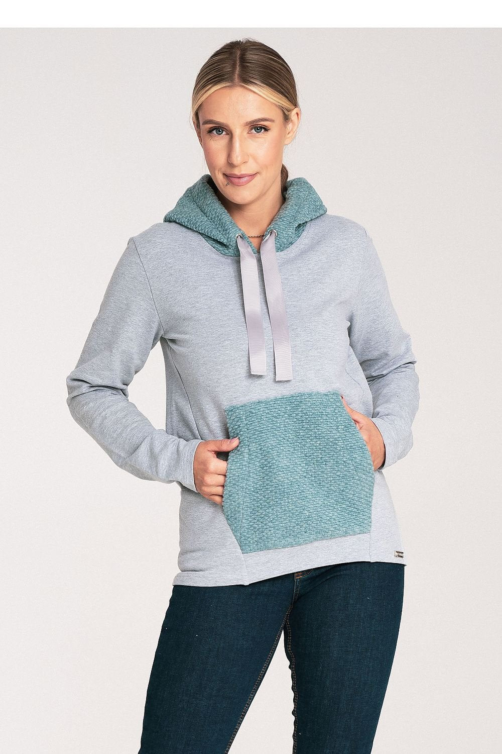 Wool Blend Comfort Hoodie - Figl grey 2 / XS MAHYSTYLE