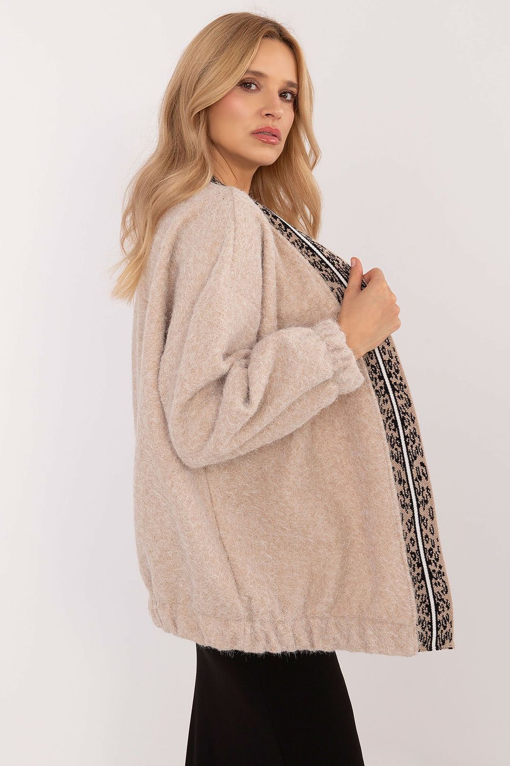 Long-Sleeve Cardigan black / one-size-fits-all MAHYSTYLE