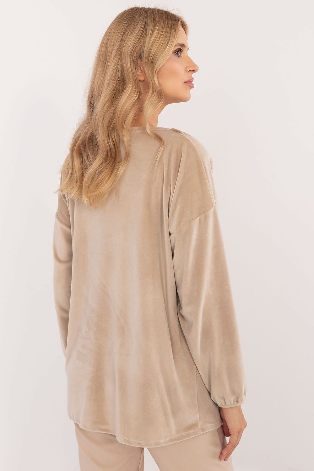 Chic Velour Blouse red / one-size-fits-all MAHYSTYLE
