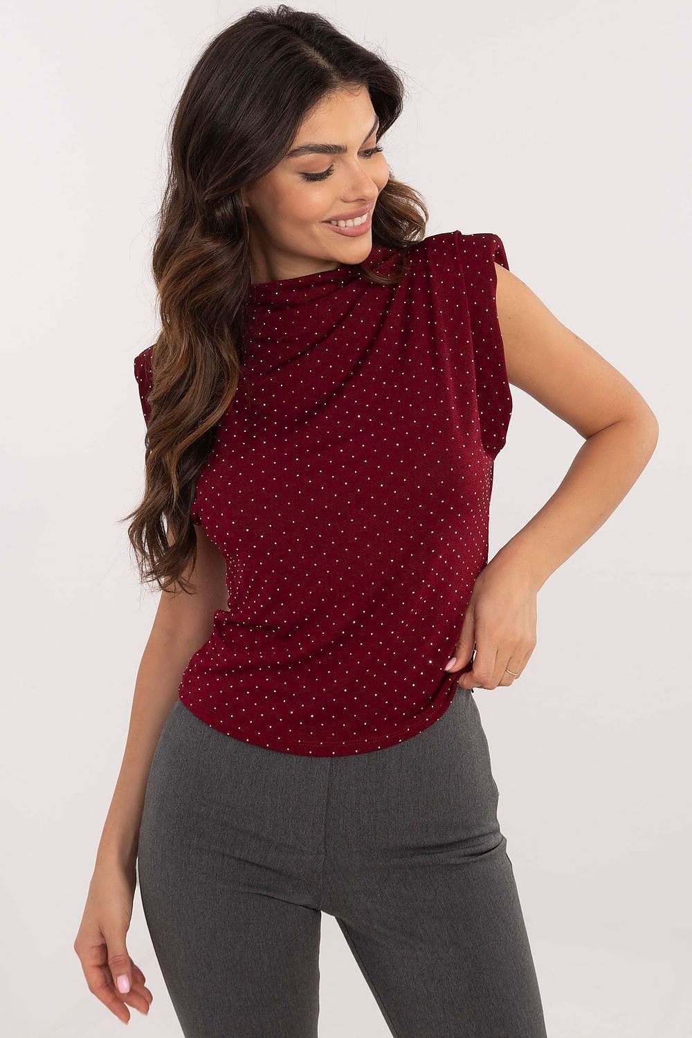Sleeveless Blouse red / one-size-fits-all MAHYSTYLE