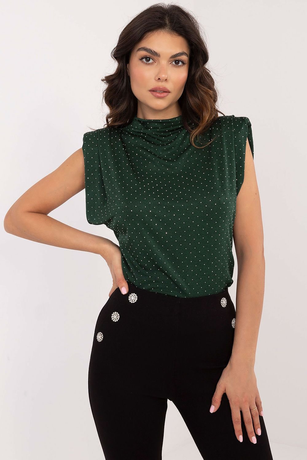 Sleeveless Blouse green / one-size-fits-all MAHYSTYLE