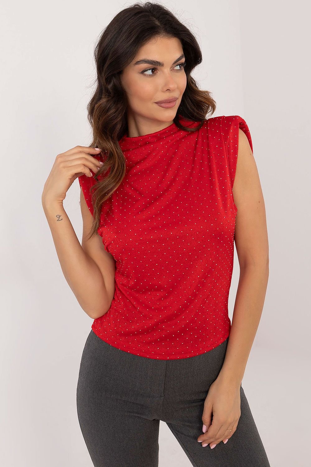 Sleeveless Blouse red 2 / one-size-fits-all MAHYSTYLE