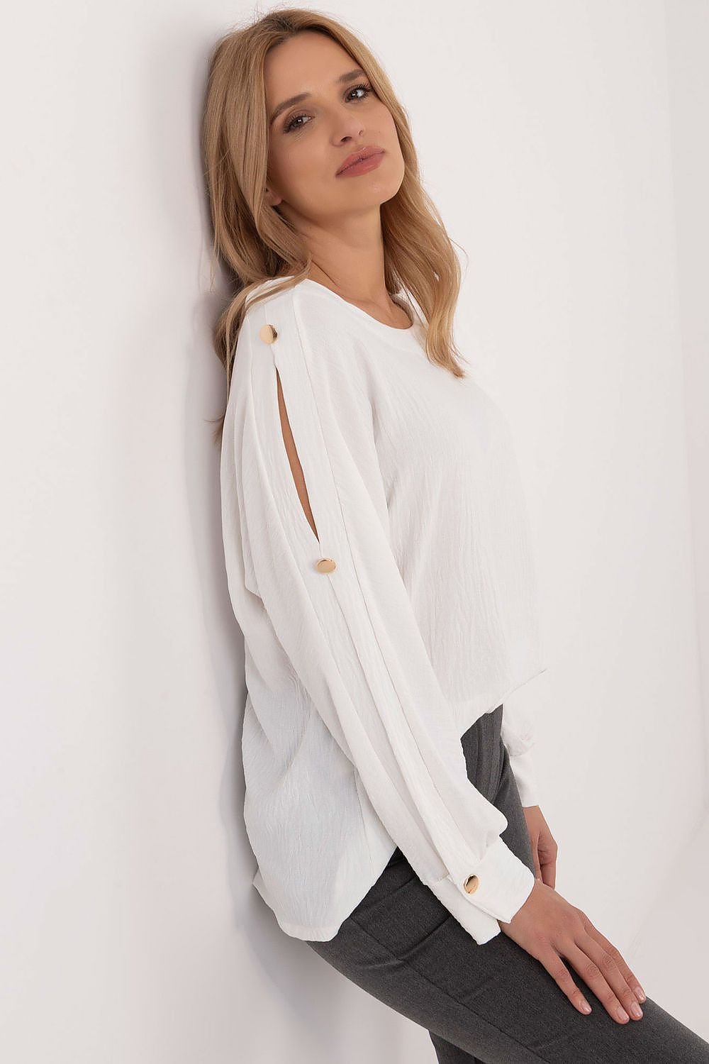 Blends Classic Blouse white / one-size-fits-all MAHYSTYLE