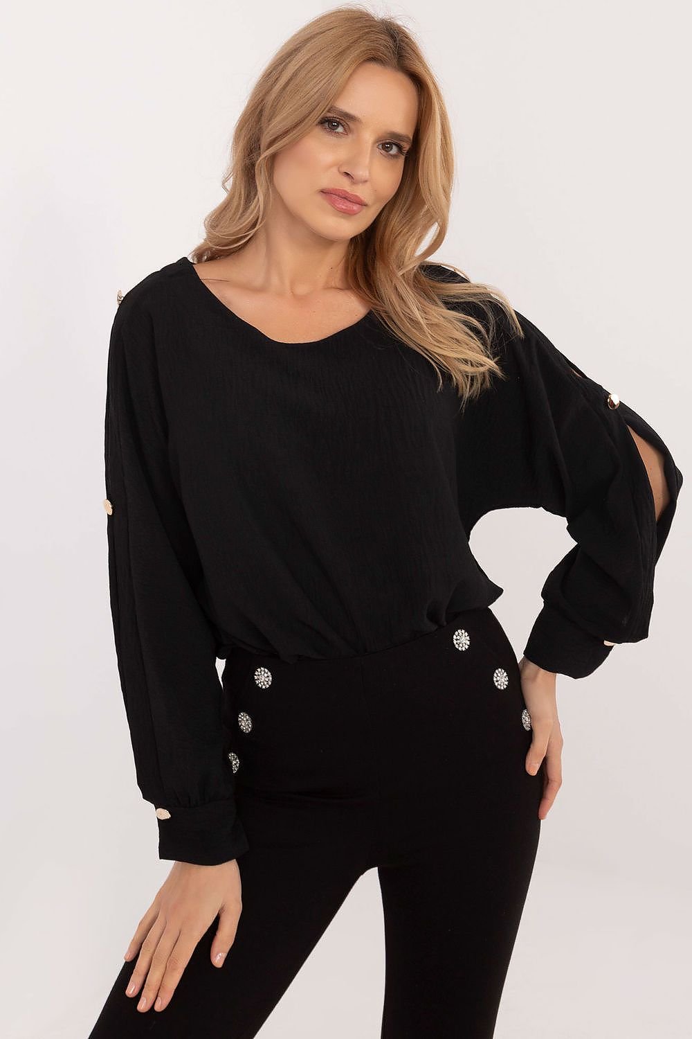 Blends Classic Blouse black / one-size-fits-all MAHYSTYLE