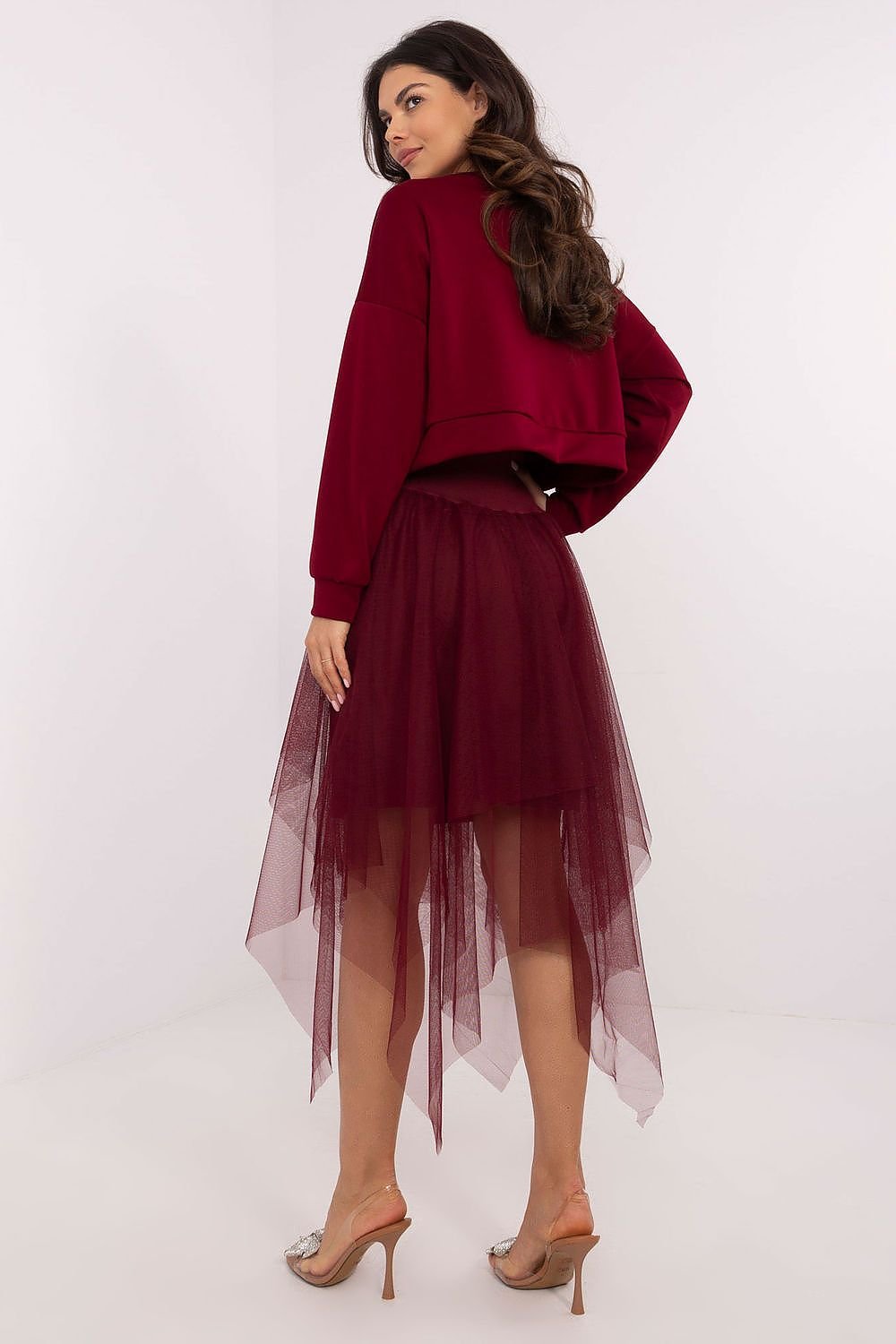 Stylish Women's Dress Set – Chic, Comfortable & Versatile Fashion one-size-fits-all / Dark red MAHYSTYLE