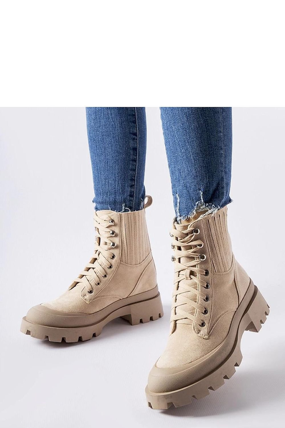 Orson Eco-Suede Ankle Boots – Stylish Comfort for Every Occasion beige / 36 MAHYSTYLE