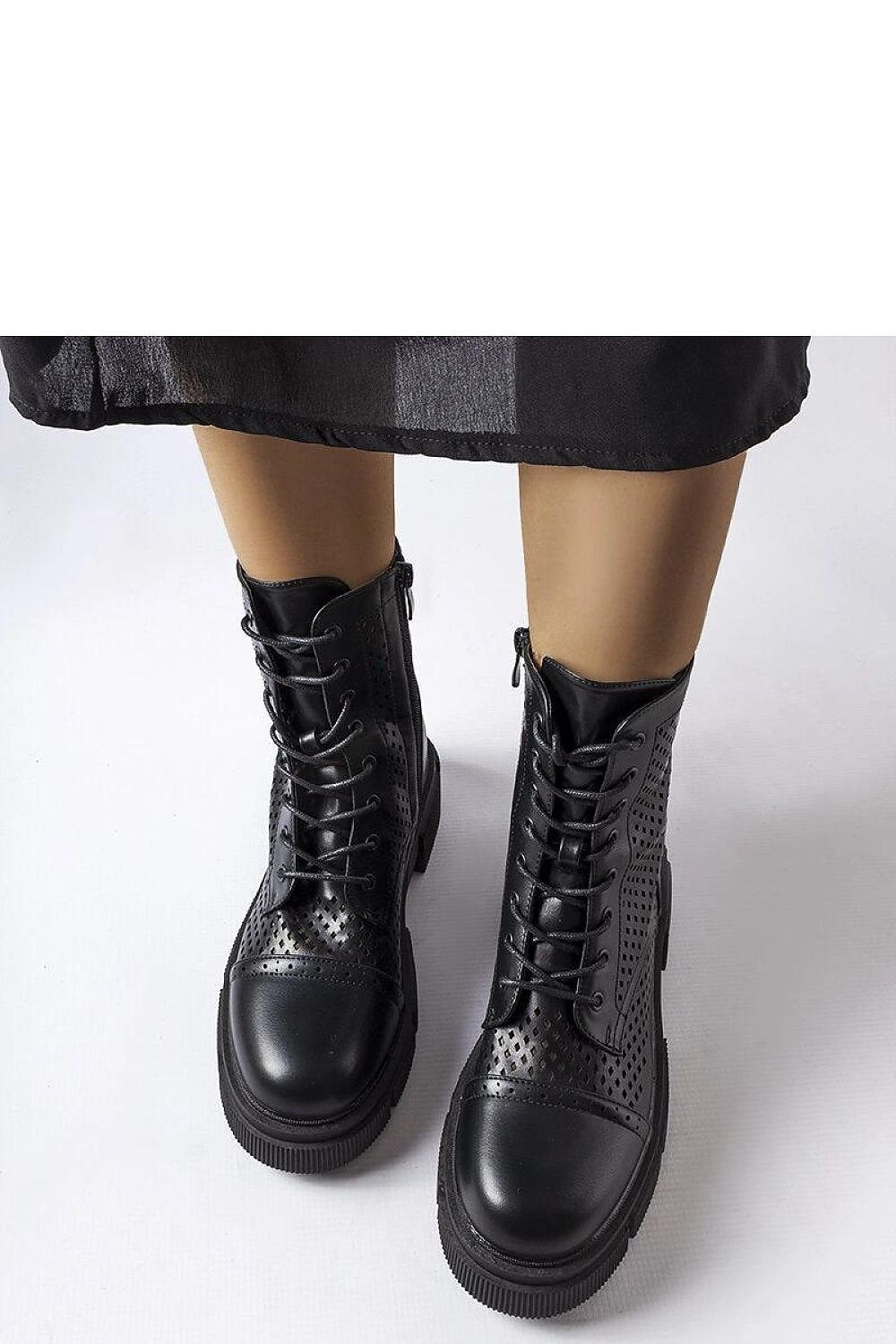 Lacy Ankle Boots Corpus – Stylish & Comfortable for Fall/Winter black / 36 MAHYSTYLE