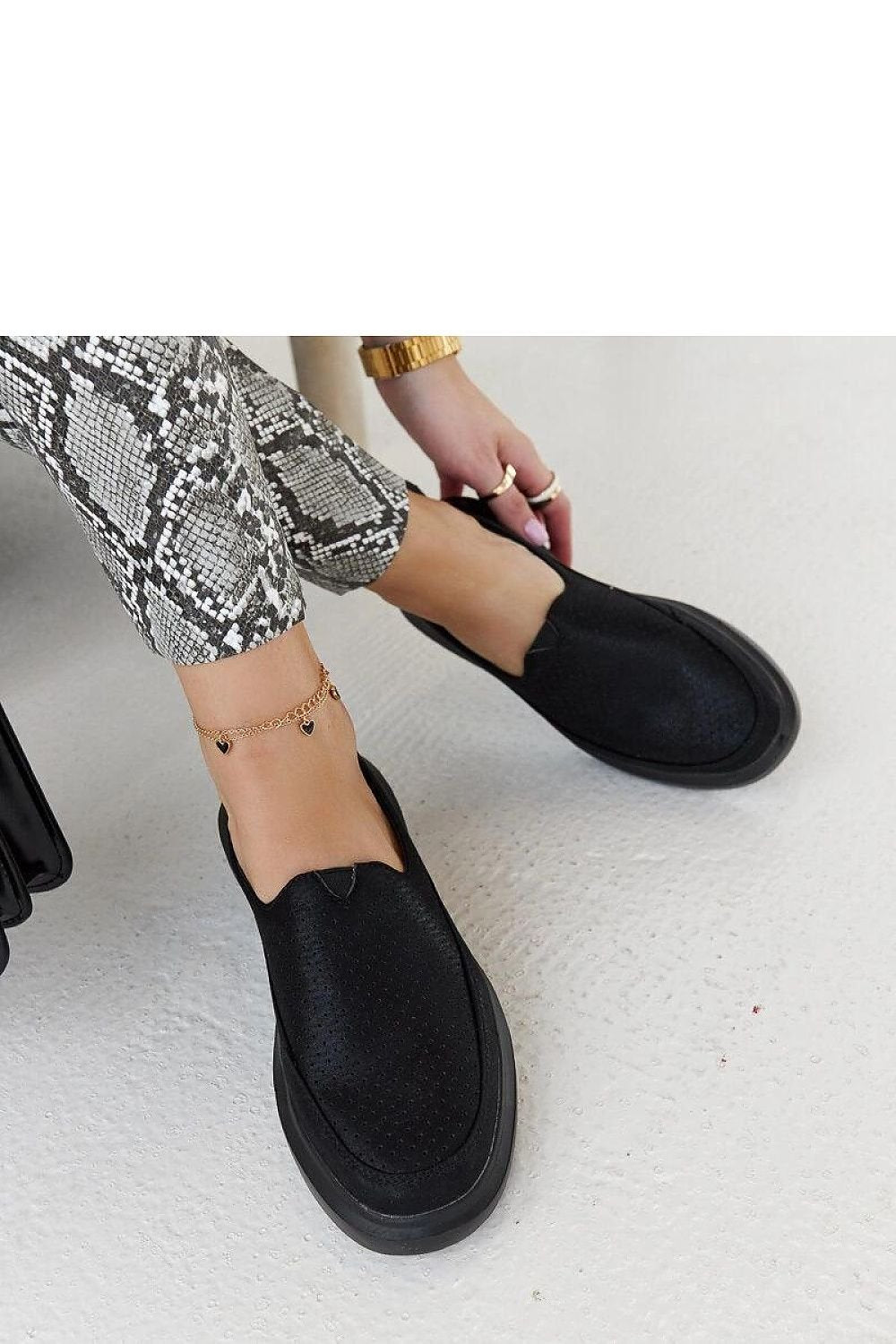 Marta Metallic Rubber Shoes – Chic & Comfortable for Summer black / 36 MAHYSTYLE