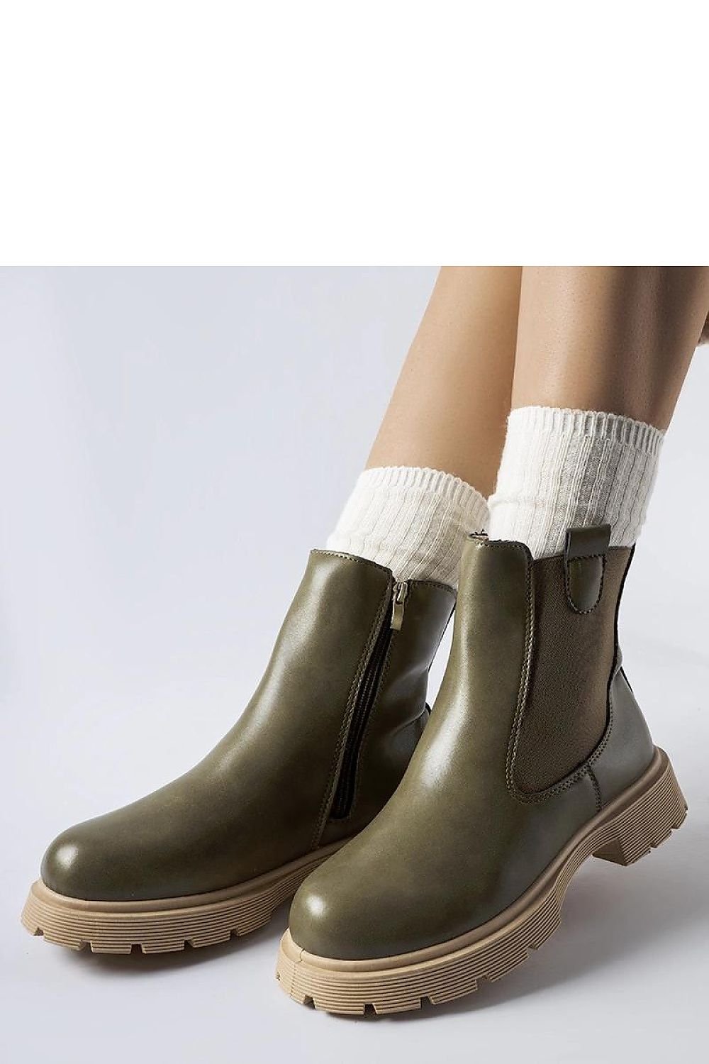 Giacinta White Ankle Boots – Chic & Comfortable Footwear for Fall & Spring white / 36 MAHYSTYLE