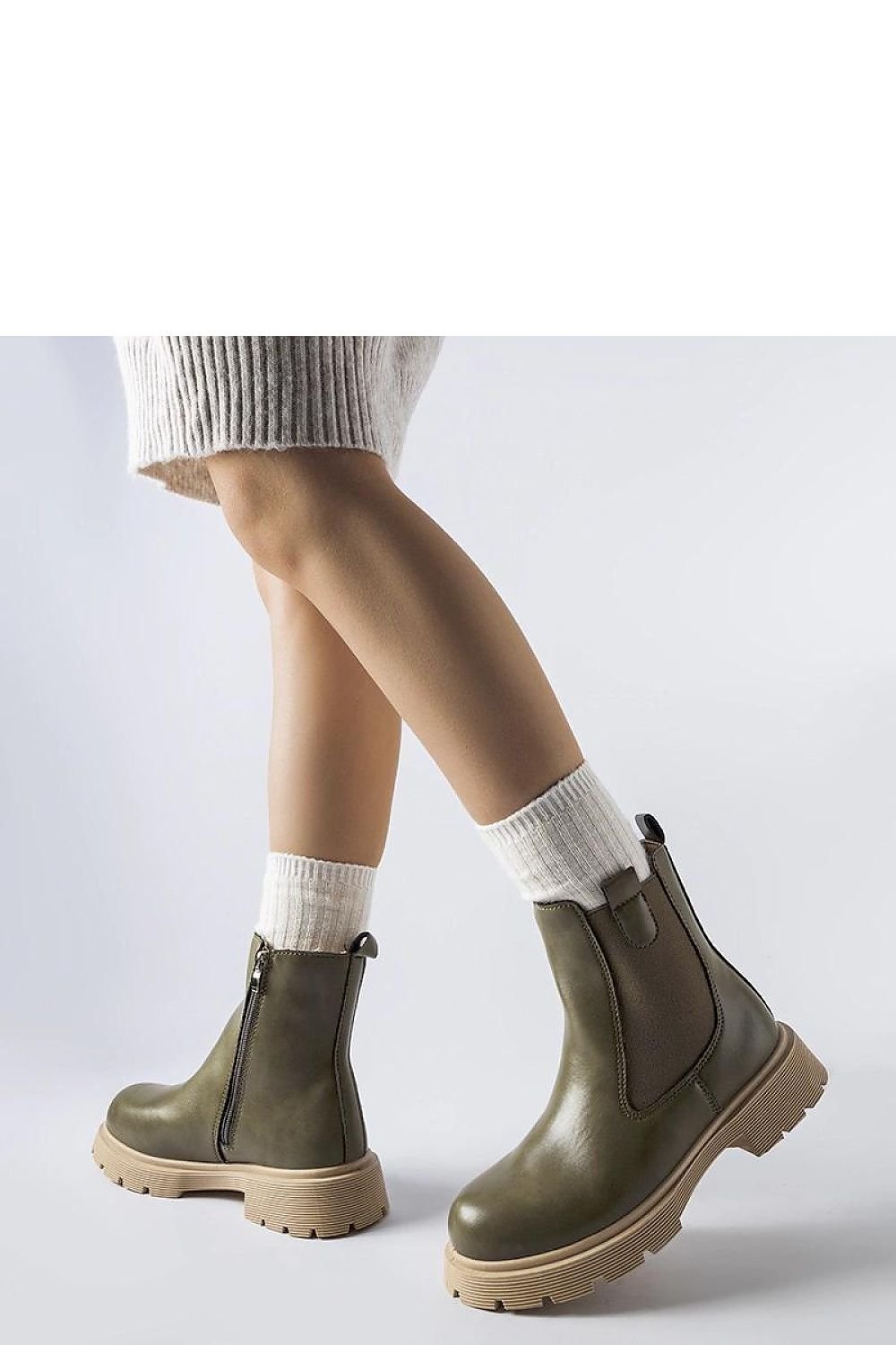 Giacinta White Ankle Boots – Chic & Comfortable Footwear for Fall & Spring white / 36 MAHYSTYLE