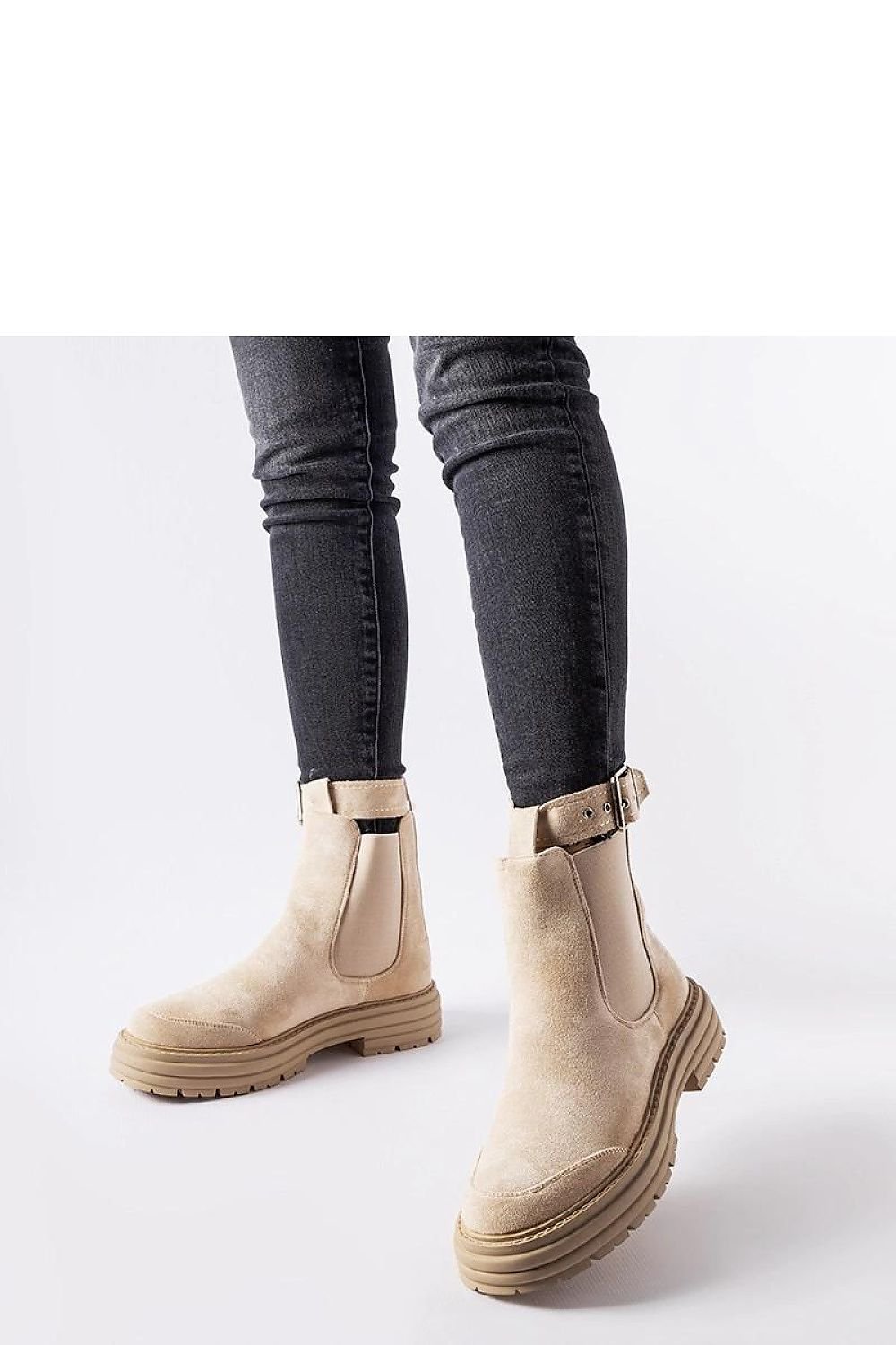 Abela Black Ankle Boots – Elegant & Trendy Footwear for Fall & Spring beige / 36 MAHYSTYLE