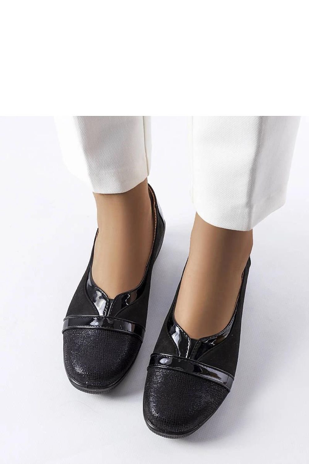 Sundown Grace Flat Shoes – Elegant Black Wedge Shoes black / 36 MAHYSTYLE