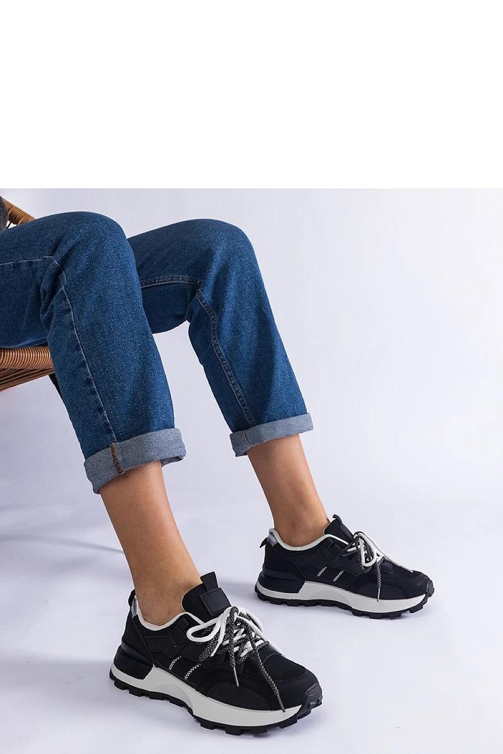 Adalia Flex – Stylish Black Sports Sneakers black / 36 MAHYSTYLE