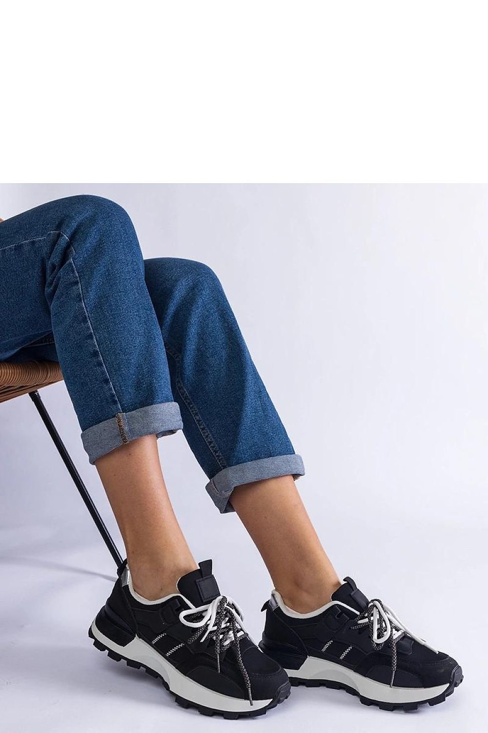 Adalia Flex – Stylish Black Sports Sneakers black / 36 MAHYSTYLE