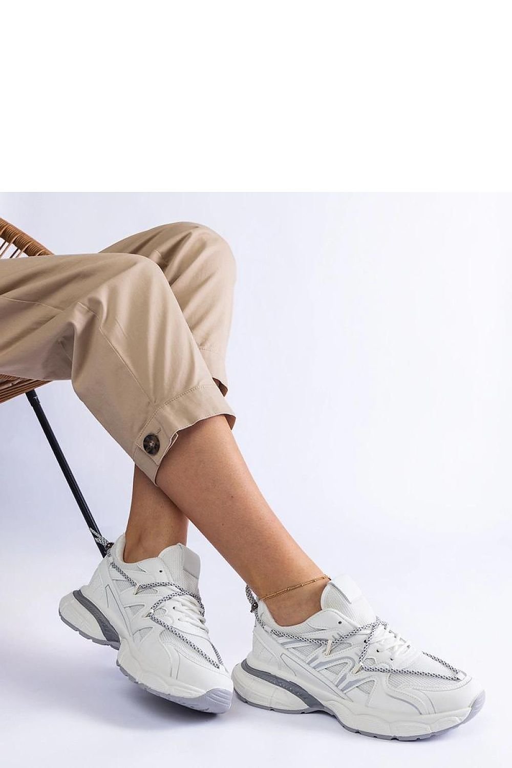 Colunga Hurtado Silver Sneakers – Bold Elegance with a Sporty Touch grey / 36 MAHYSTYLE