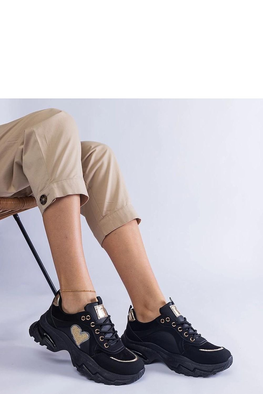 Martinez Brown Platform Sneakers with Heart – A Unique Touch of Style brown / 36 MAHYSTYLE