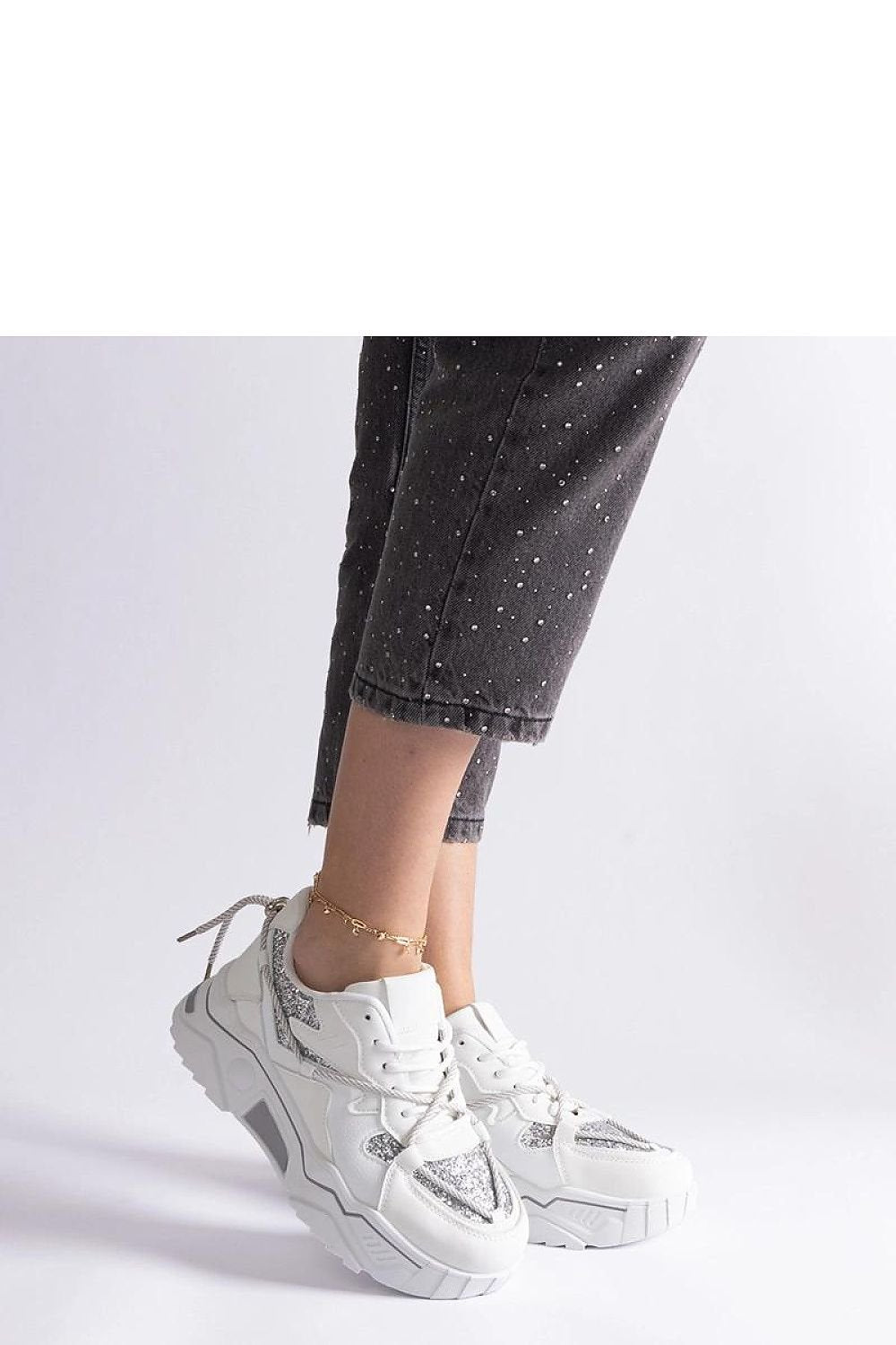 Agar Black Glitter Sneakers – A Touch of Sparkle for Everyday Style black / 36 MAHYSTYLE