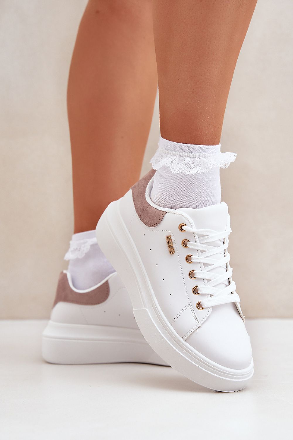 Lunea Women's Platform Sneakers – Everyday Elegance and Comfort white 2 / 36 MAHYSTYLE