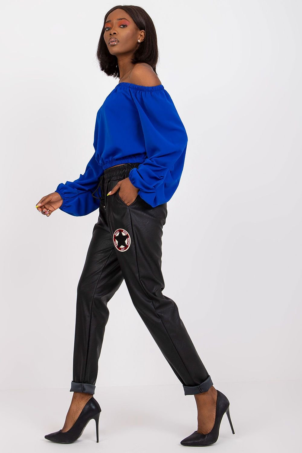 Ecological Leather Pants black / one-size-fits-all MAHYSTYLE