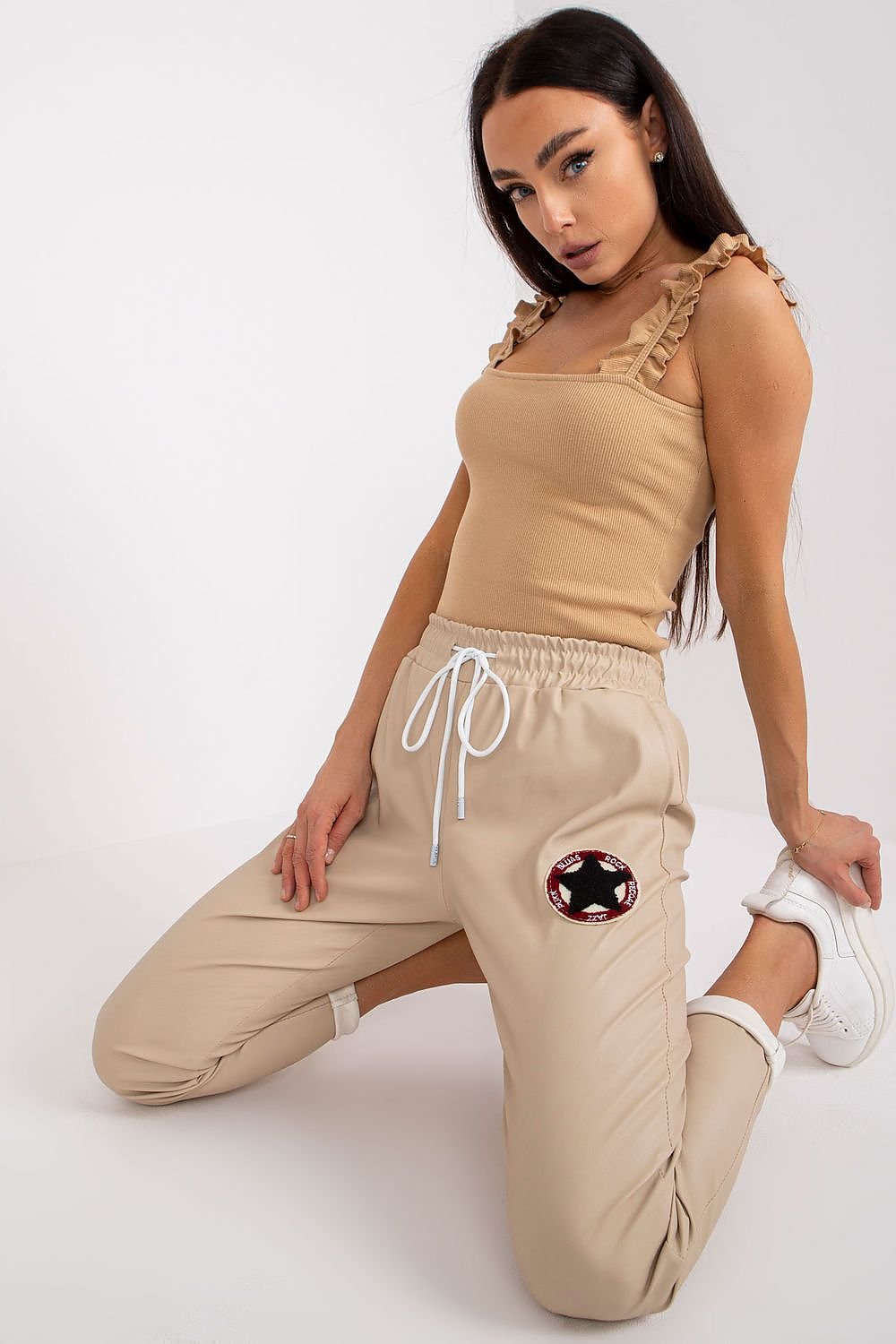 Ecological Leather Pants black / one-size-fits-all MAHYSTYLE