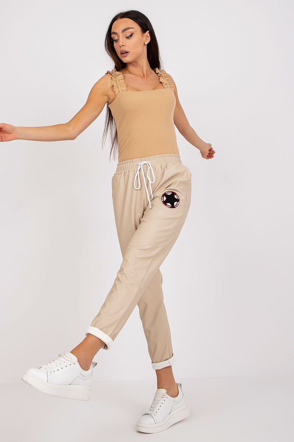 Ecological Leather Pants black / one-size-fits-all MAHYSTYLE