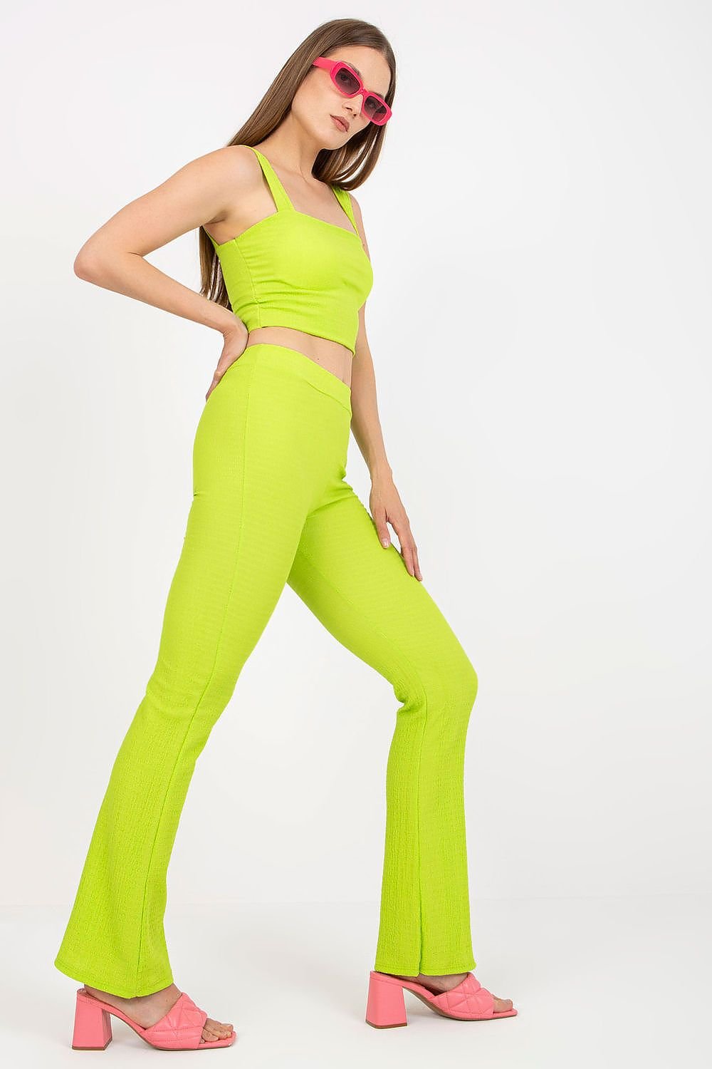 Top and Long Pants Set pink / one-size-fits-all MAHYSTYLE