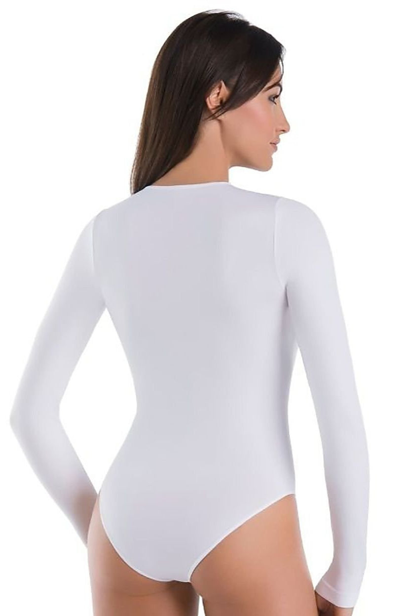 Bodysuit with Long Sleeves - Teyli blue / XS MAHYSTYLE