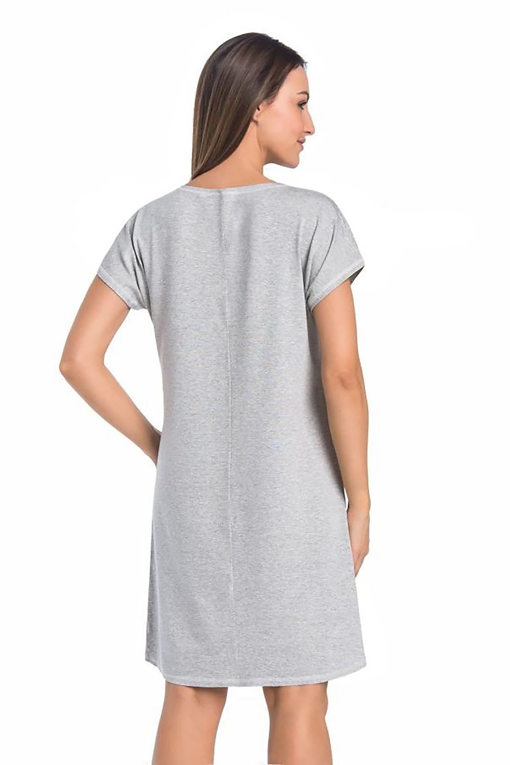Classic Nightshirt – Teyli grey / XS MAHYSTYLE